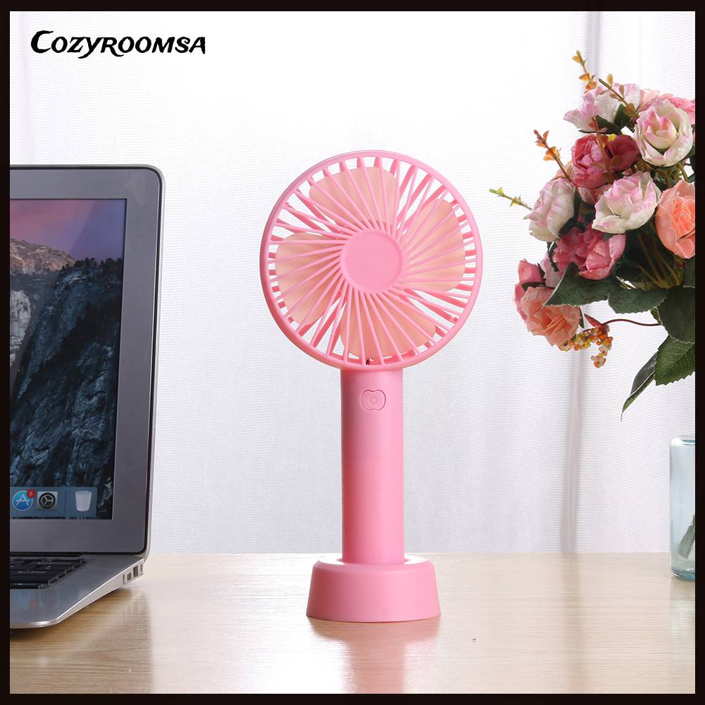 Quạt Mini Cầm Tay Có Thể Điều Chỉnh Tốc Độ Gió Cho Hoạt Động Cắm Trại