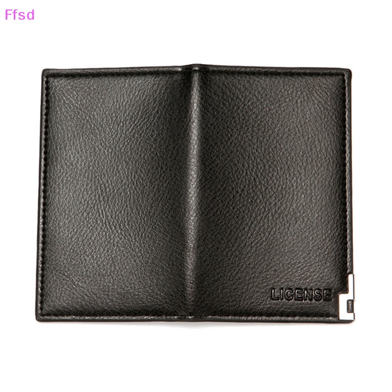 Ví Da PU Mỏng Đựng Thẻ / Tiền Xu Nhiều Ngăn Đa Năng Cho Nam {Ffsd}
