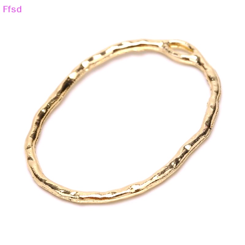 {Ffsd} Set 10 Mặt Dây Chuyền Hợp Kim Rỗng Hình Học Ch Tự Làm Trang Sức Hàng Bán Chạy