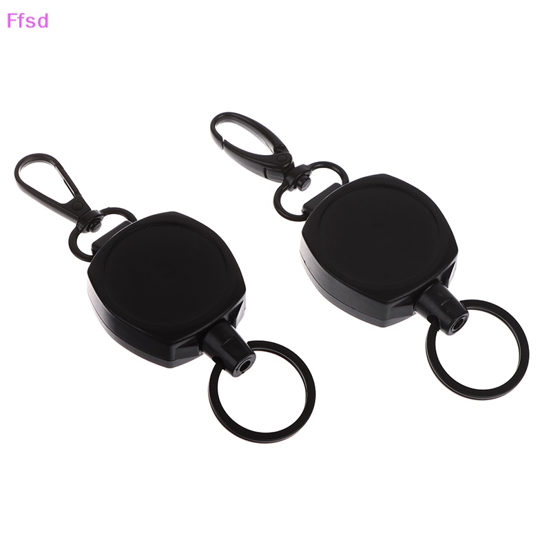 {Ffsd} Móc Khóa Thể Thao Dạng Kéo Ba Lô Tròn Màu Đen Đơn Giản Cổ Điển Có Thể Thu Gọn Dễ Dàng Bán Chạy