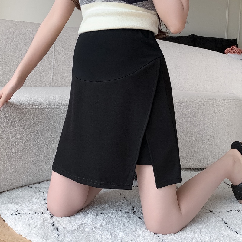 Chân Váy Chữ a Xẻ Tà Thời Trang Cho Mẹ Bầu