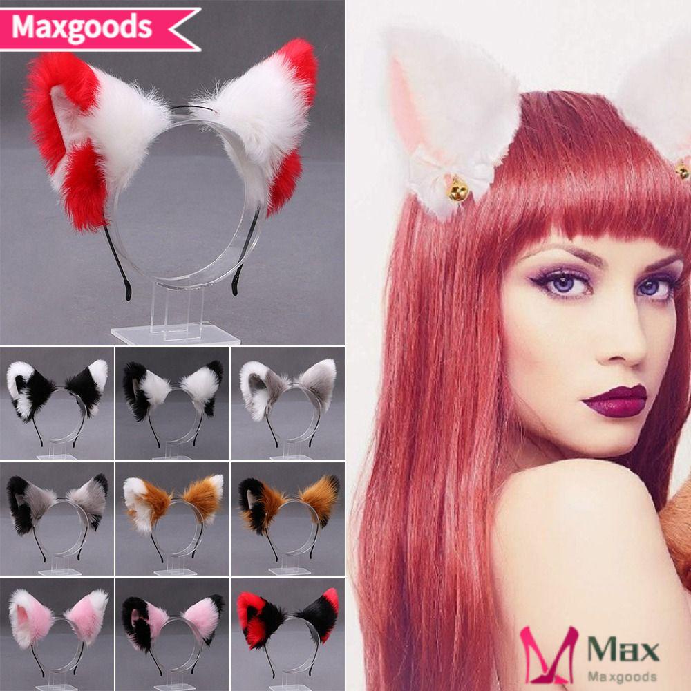 MAXG Băng Đô Tai Mèo Hóa Trang Nhân Vật Anime Lolita