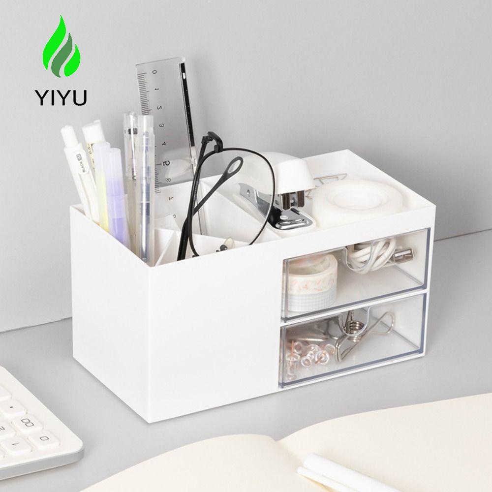 YIYU Hộp Đựng Bút / Trang Sức / Mỹ Phẩm Sức Chứa Lớn Thời Trang Tiện Dụng Cho Gia Đình