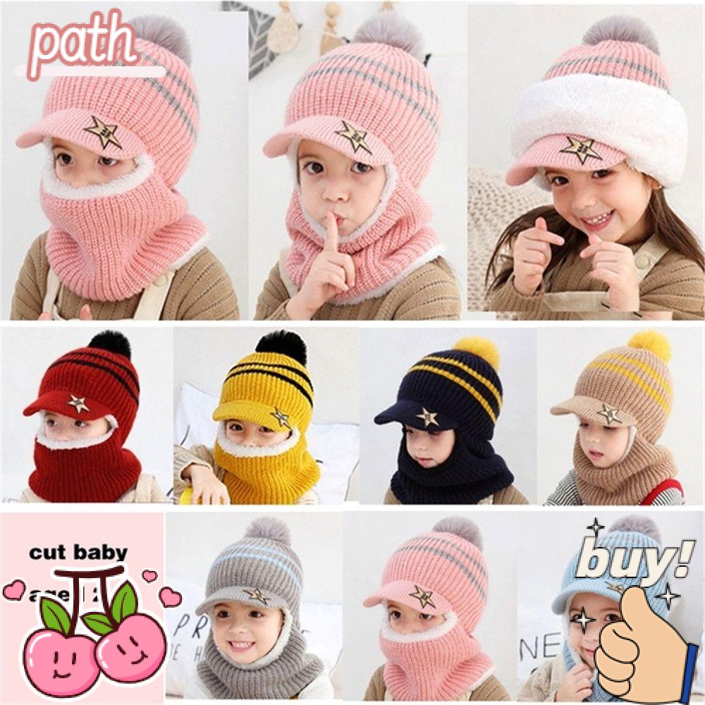 PATH Mũ Trùm Đầu Che Tai Giữ Ấm Cho Bé Từ 2-5 Tuổi