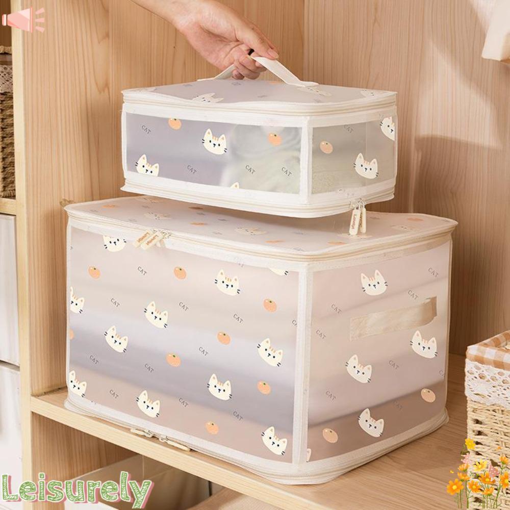 LEILY Hộp Đựng Quần Áo Chăn Mền Chống Thấm Nước Có Thể Gấp Gọn Tiện Lợi