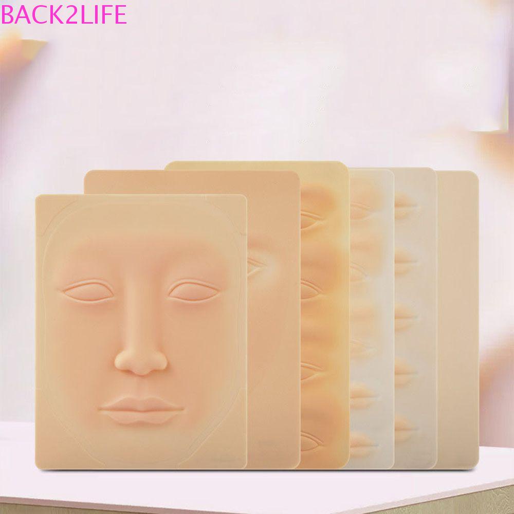 BACK2LIFE 1 Miếng Da 3D Bằng Silicon Mềm Cho Người Mới Tập Xăm Hình