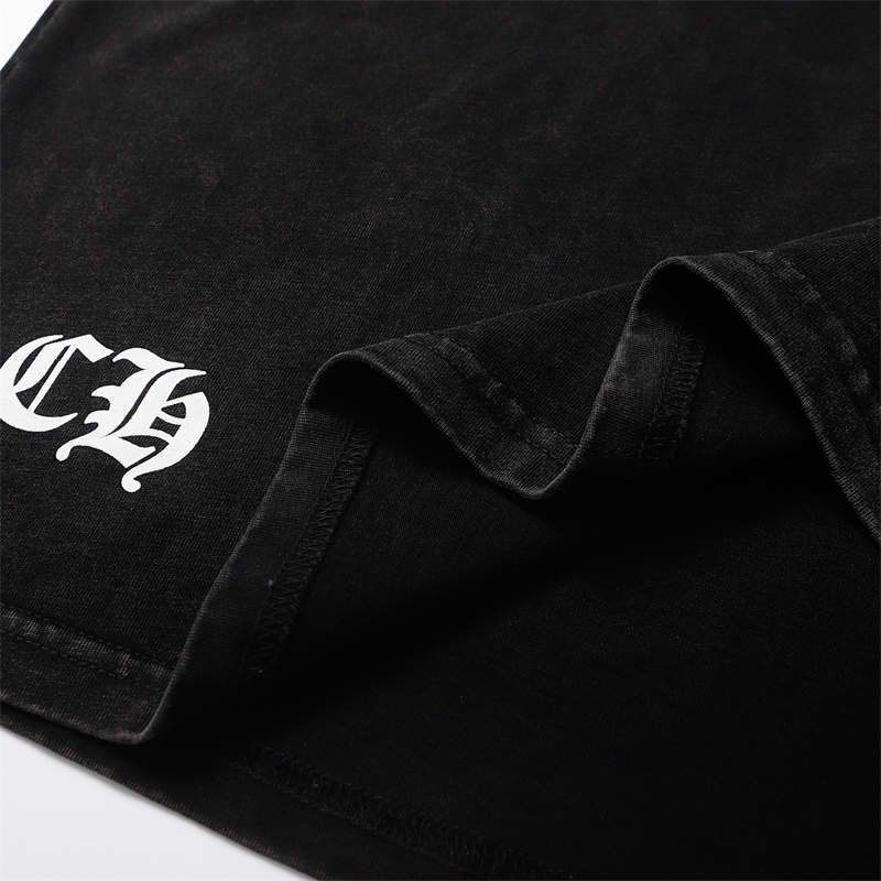 Chr-come88he-ars-áo Thun Tay Ngắn In Hình Cây Kiếm Lớn Thời Trang Chất Lượng Cao 2023 Phong Cách Cổ Điển Cho Cặp Đôi