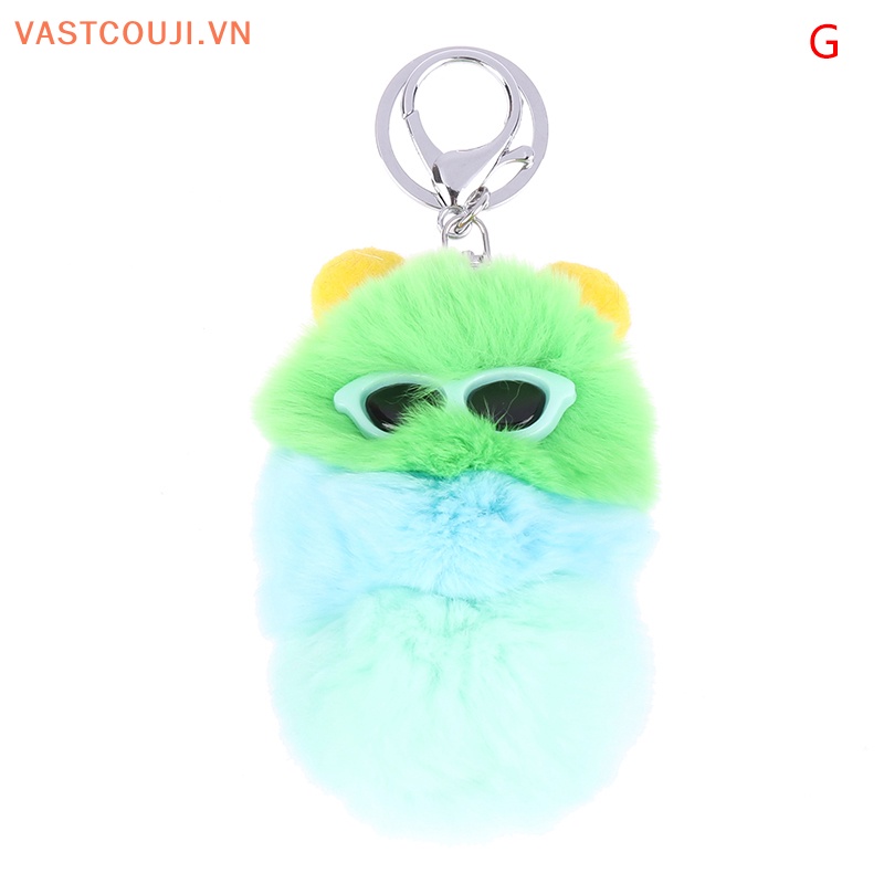 Móc Khóa Búp Bê VASTJI Lông Thỏ Mềm Mại