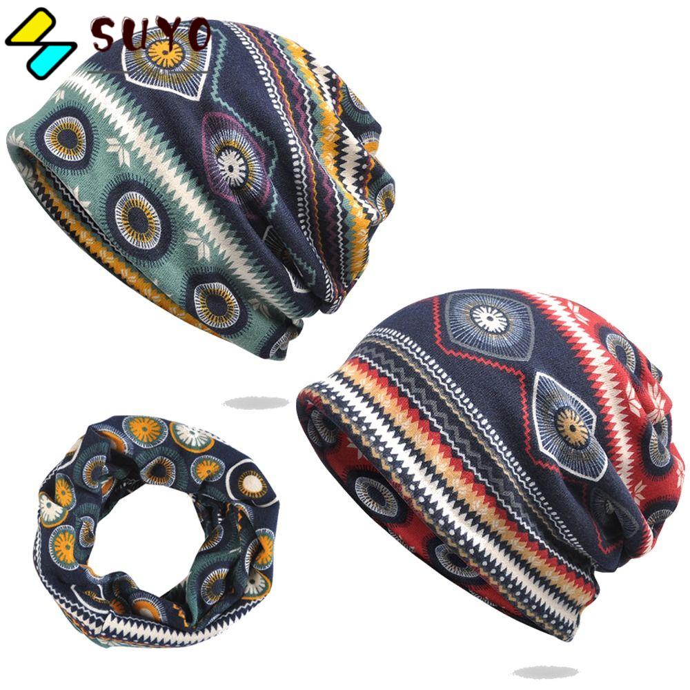 SUYO Mũ Trùm Đầu Chemo Chemo Co Giãn Bảo Vệ Tai Khi Ngủ Cho Nam Và Nữ