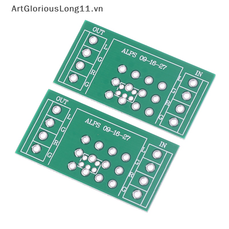Bộ 2 Bảng Mạch Khuếch Đại Chiết Áp PCB Cho ALPS 09 Loại 16 Loại 27