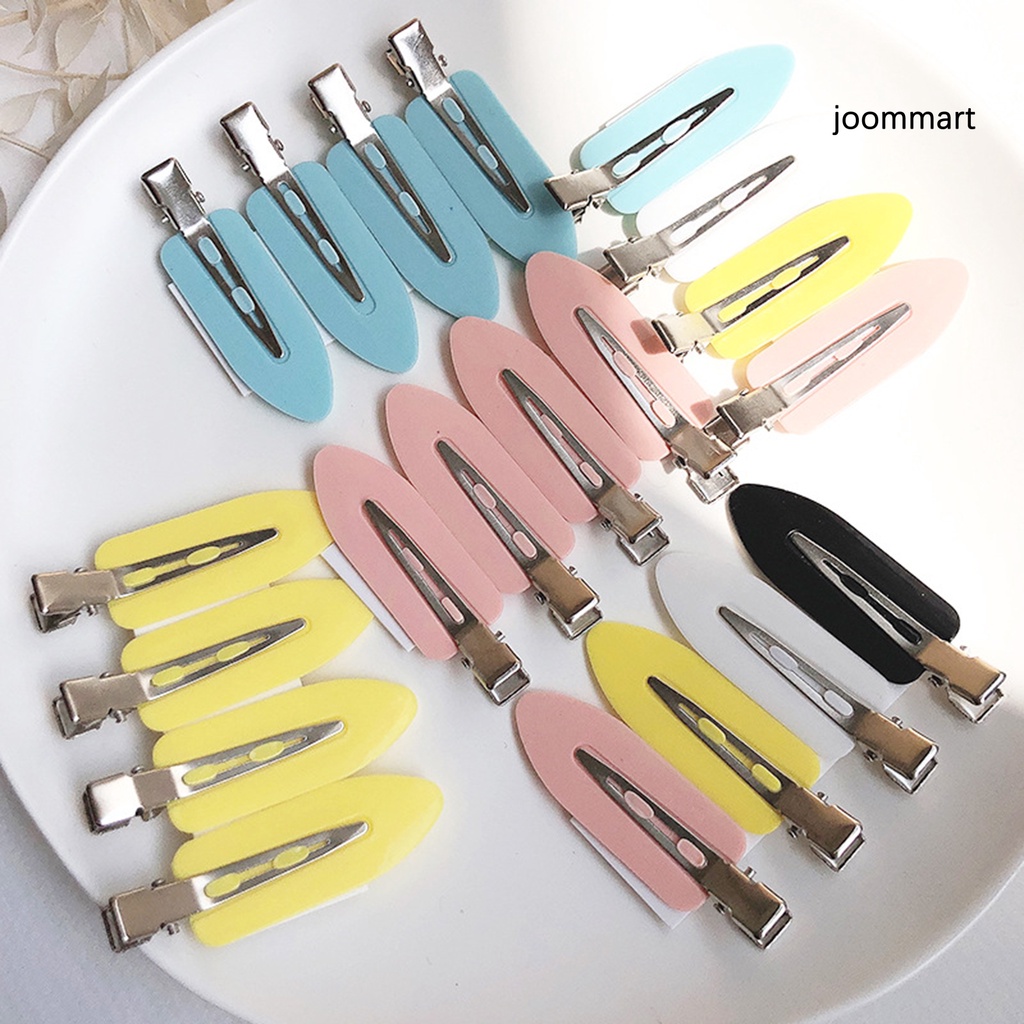 Bộ 4 Kẹp Tóc Acrylic Màu Sắc Tươi Sáng Siêu Nhẹ Không Trượt Dễ Sử Dụng