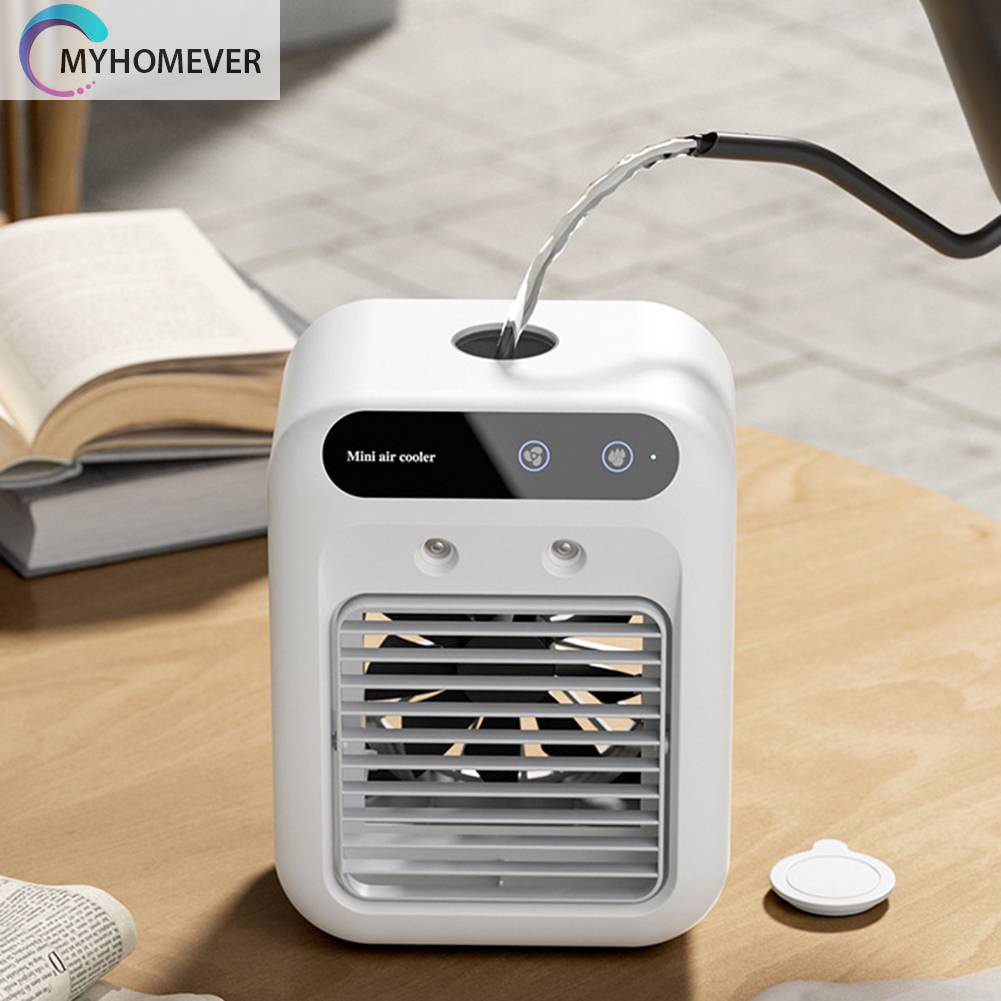 Quạt Làm Mát Để Bàn 2 Tốc Độ Tùy Chỉnh Nhỏ Gọn Tiện Dụng Cho Gia Đình