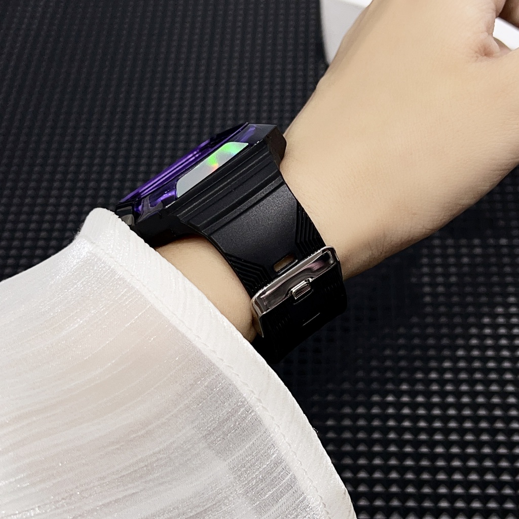 Phù Hợp Set Ốp Lưng Kim Loại Cho Apple Iwatch8 / 7 / 6 SE