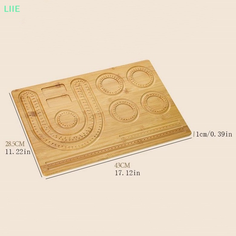 Li Bảng Tre Kết Hợp Hạt Làm Vòng Tay Trang Sức Và Khay Thiết Kế Trang Sức Khác IE