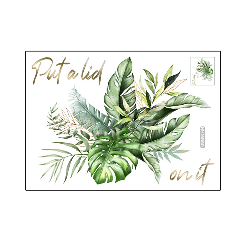 Miếng Dán Trang Trí Toilet In Chữ Tiếng Anh Bằng PVC Chống Thấm Nước