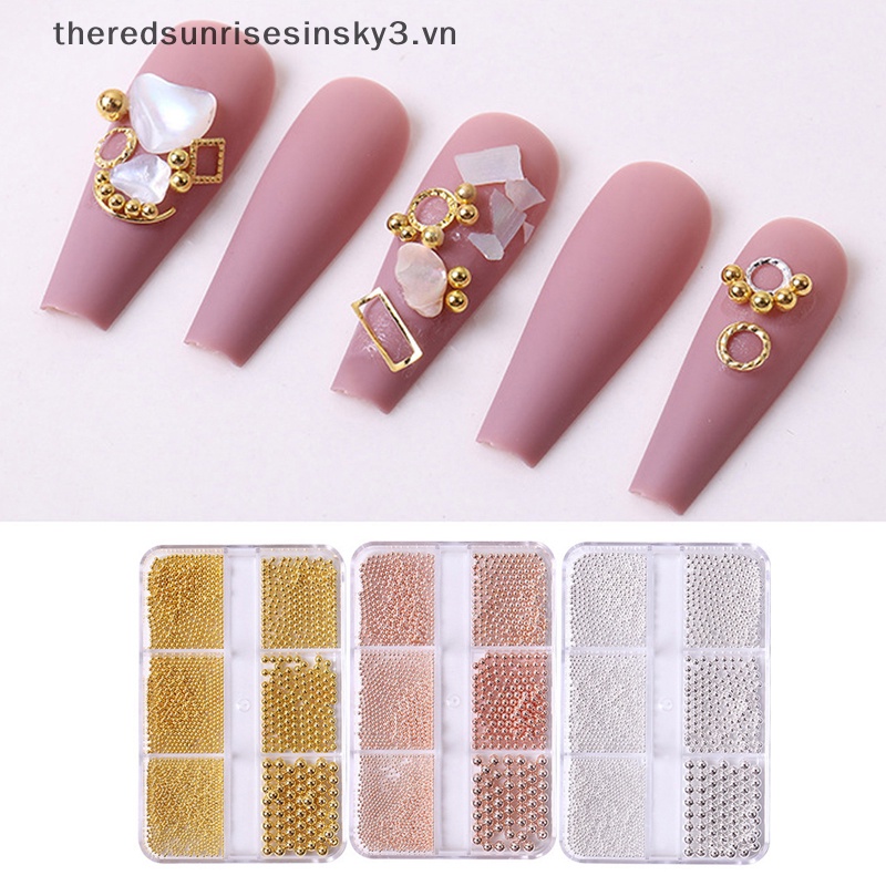 Hạt Thép 3D Mini Trang Trí Móng Tay Nghệ Thuật Thời Trang