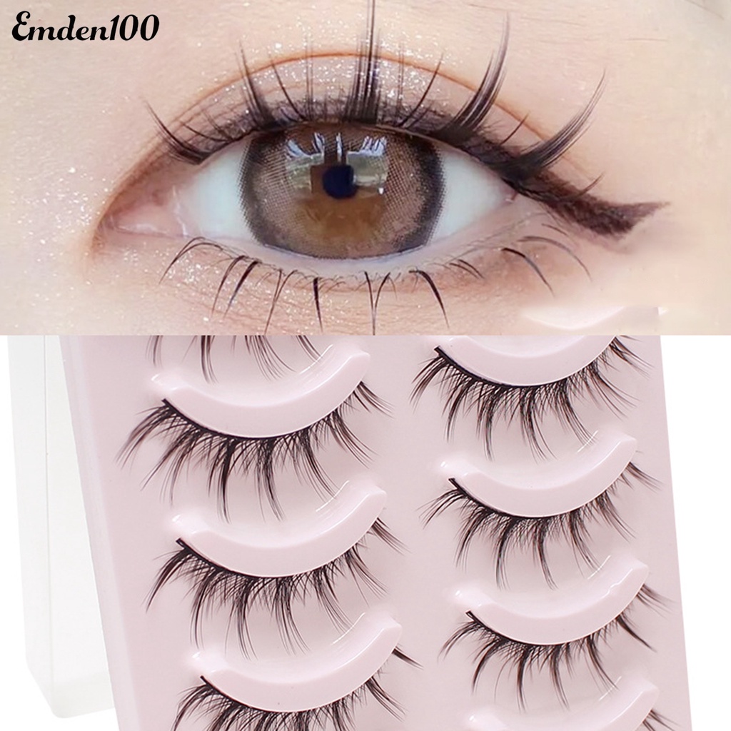Bộ 5 Cặp Lông Mi Giả 7 Phong Cách Tự Nhiên Không Gây Kích Ứng