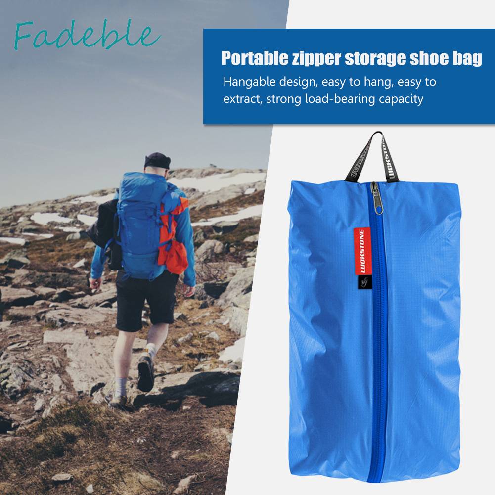 Túi Đựng Giày Siêu Nhẹ Có Khóa Kéo Tiện Dụng