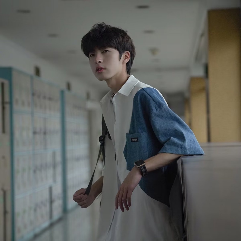 Áo Sơ Mi Tay Ngắn Phong Cách Nhật Bản Thời Trang Mùa Hè Cho Nam