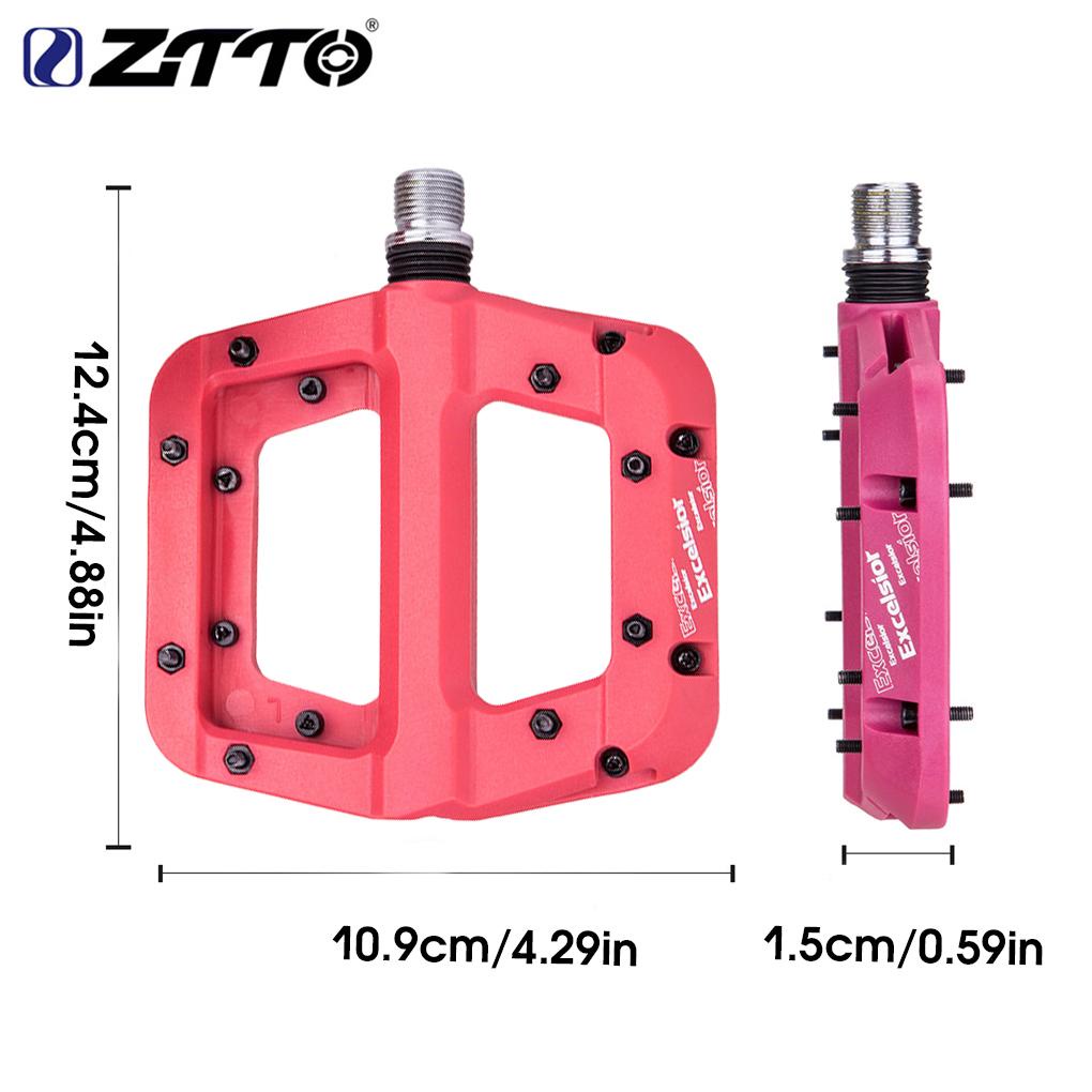 1 Cặp Bàn Đạp Xe Đạp Leo Núi Bằng Sợi Nylon Màu Trơn