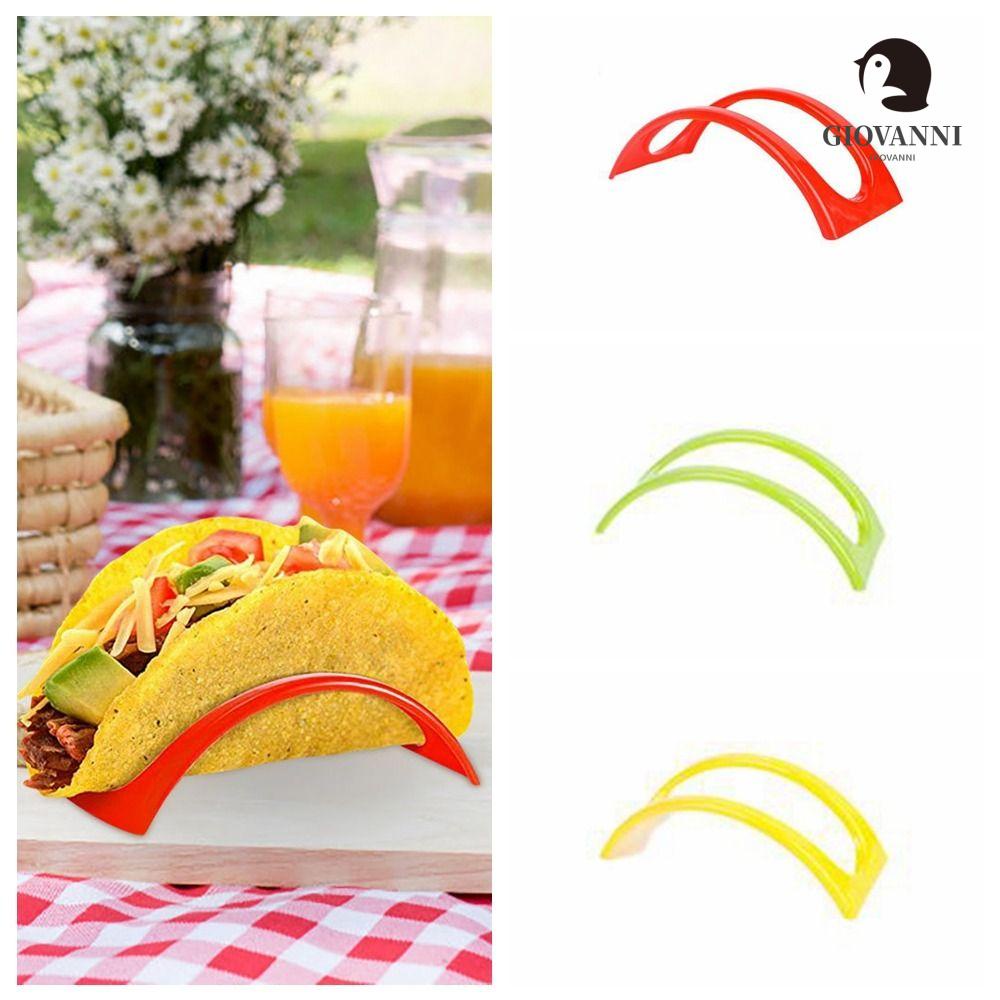 GIOVANNI Set 6 Khay Làm Bánh Taco Bằng Nhựa Không Độc Hại Tiện Dụng Cho Nhà Bếp