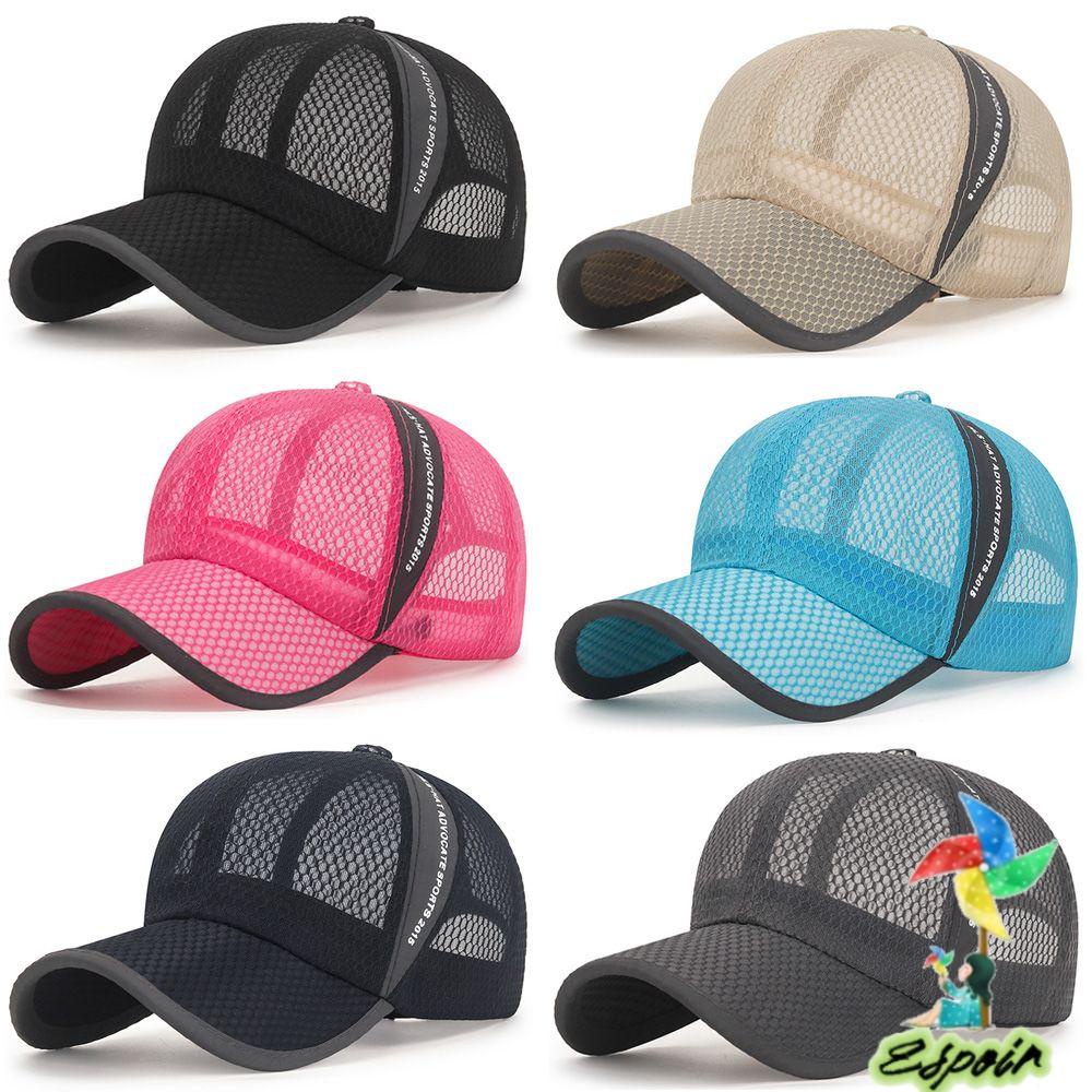 ESPO Mũ Lưỡi Trai Phối Lưới Thoáng Khí Có Thể Điều Chỉnh Kích Cỡ