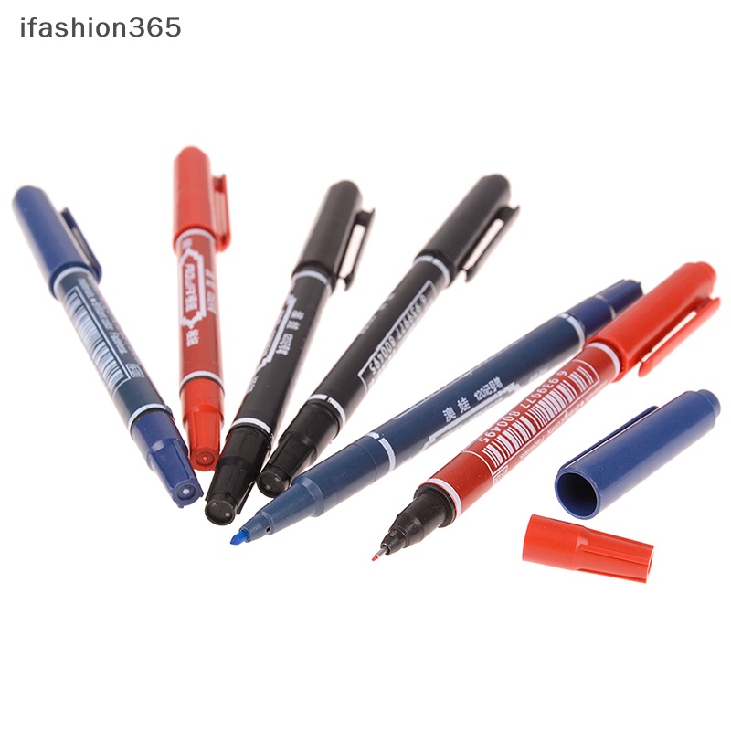 Bút Đánh Dấu Hai Đầu 3 Màu Tùy Chọn ifashion365