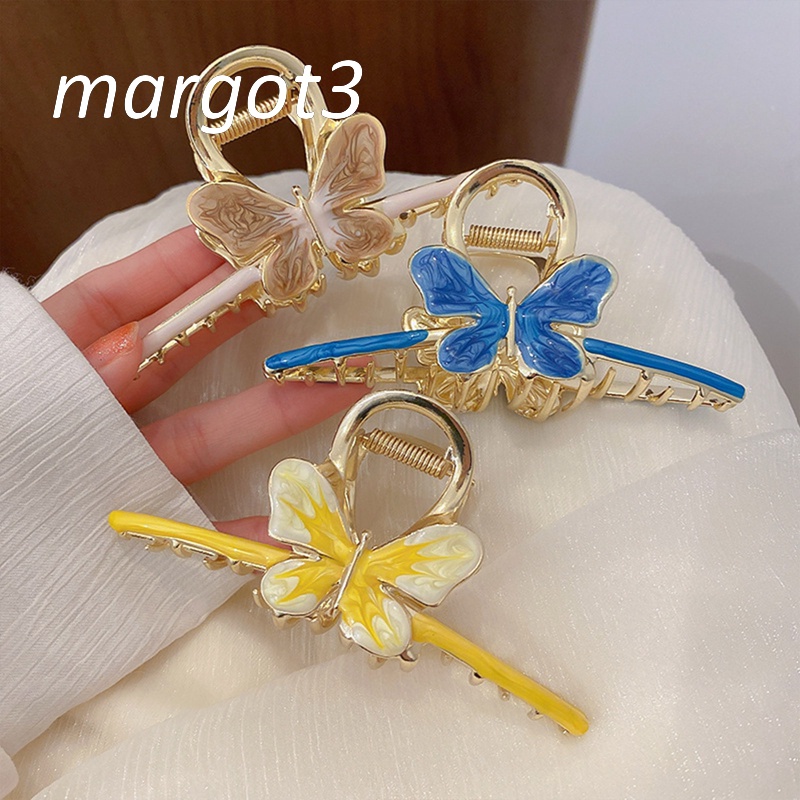 Kẹp Tóc Càng Cua Lớn Hình Bướm Vintage Sang Trọng Cho Nữ Margot3