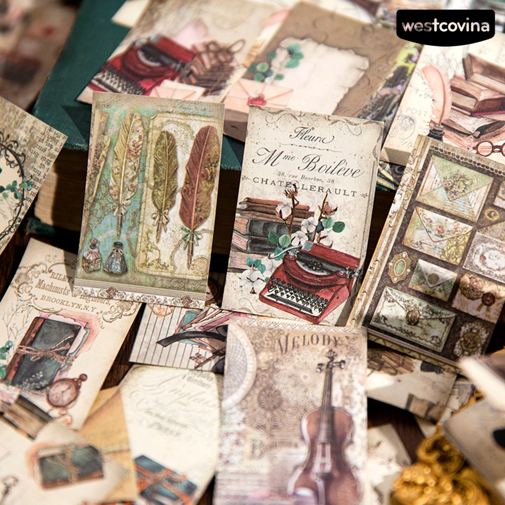 [WSTN]✎Sách Chắp Vá Họa Tiết Hoa Cổ Điển Giàu Có Thân Thiện Với Môi Trường