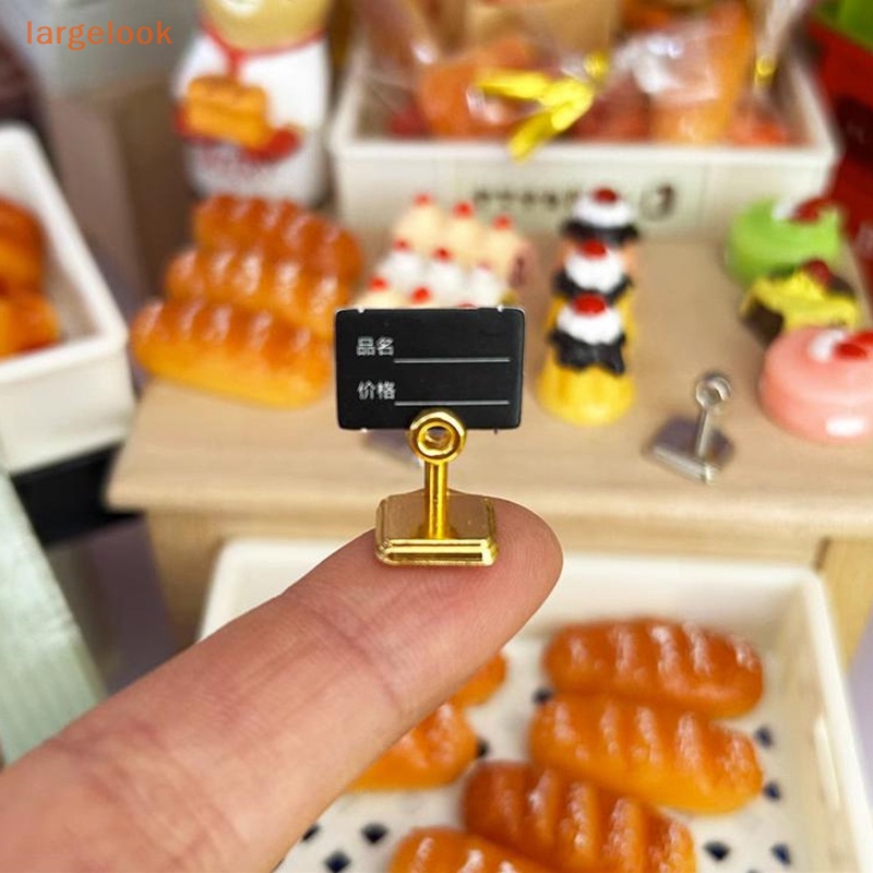 Set 2 Thẻ Trưng Bày Bánh / Món Tráng Miệng / Cà Phê Tỉ Lệ 1: 12 Cho Nhà Búp Bê