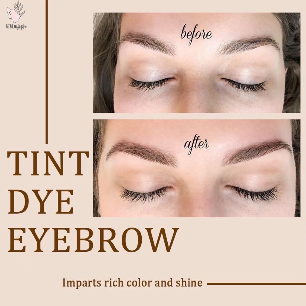 Tl Bộ Kem Nhuộm Lông Mày Bán Vĩnh Viễn Kèm Cọ Không Thấm Nước Lâu Trôi