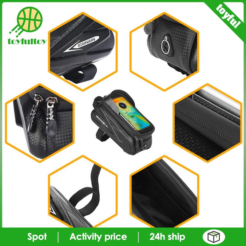 Túi Đựng Điện Thoại Cảm Ứng Gấp Gọn Gắn Khung Trước Xe Đạp Cho Nam