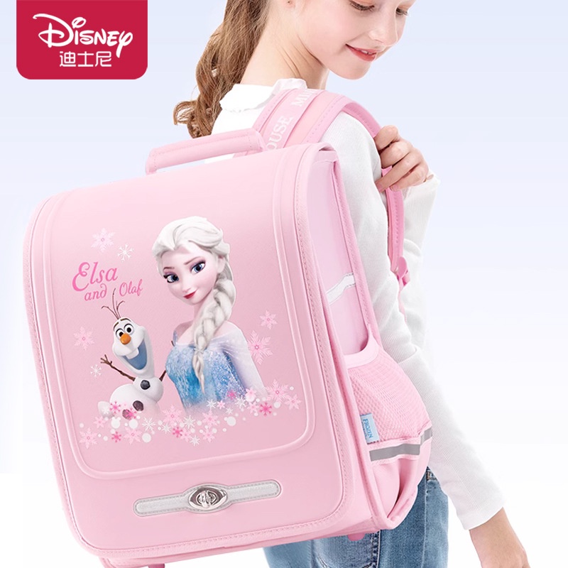 Balo Đi Học Cỡ Lớn In Họa Tiết Công Chúa Elsa Disney Cho Bé Gái Lớp 1-3