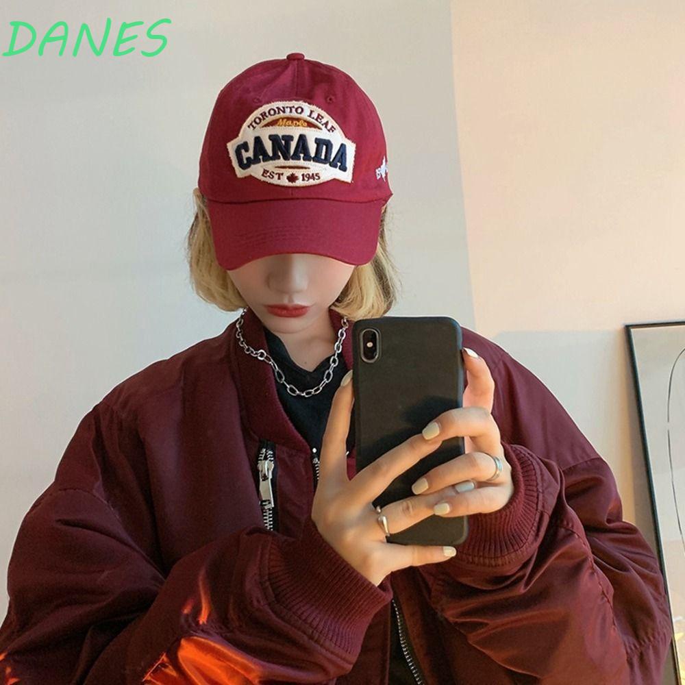 DANES Mũ Lưỡi Trai Thêu Chữ Tiếng Anh Thời Trang Cho Nữ