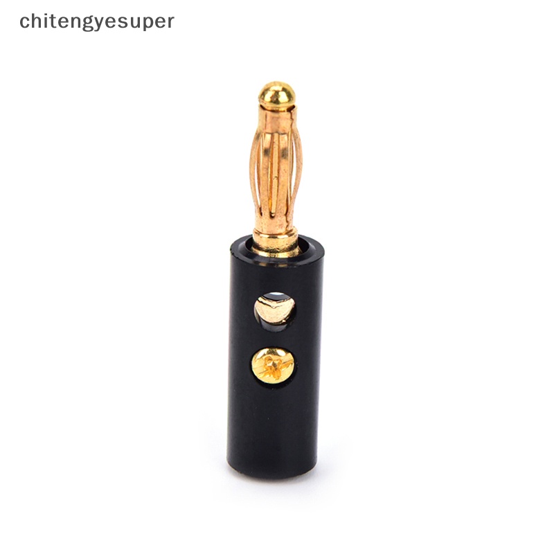 Set 10 Đầu Nối Chuối Mạ Vàng 4mm CGS