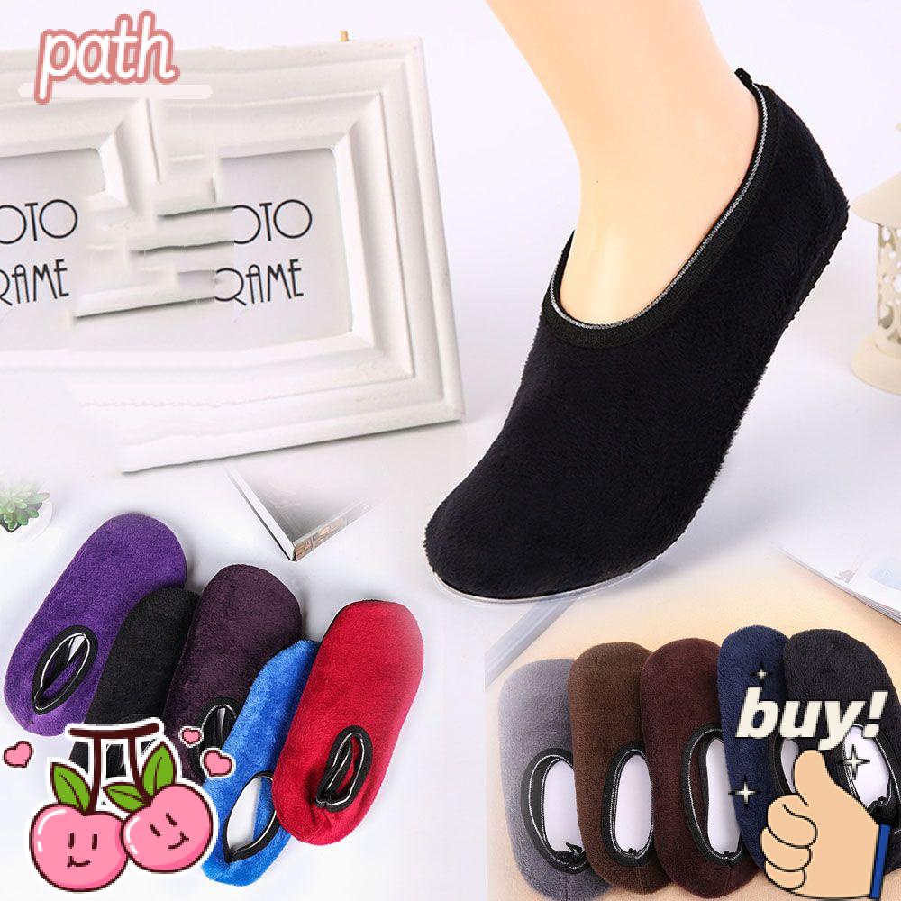 PATH Vớ Nhung Dày Chống Trượt Thiết Kế Đơn Giản Cho Phòng Ngủ