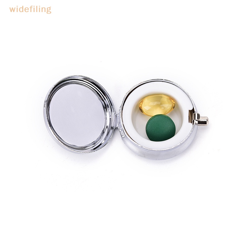 Hộp Đựng Thuốc / Trang Sức Bằng Kim Loại Tiện Dụng Khi Đi Du Lịch