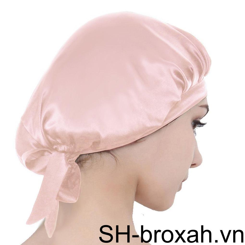 Mũ Trùm Đầu Giữ Nhiệt Có Thể Điều Chỉnh Chăm Sóc Tóc Dài Tiện Dụng