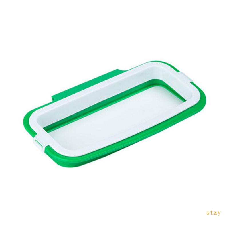 Giá Đỡ Túi Rác Bằng Nhựa Thiết Kế Nhỏ Gọn Tiết Kiệm Không Gian Tiện Dụng Cho Nhà Bếp