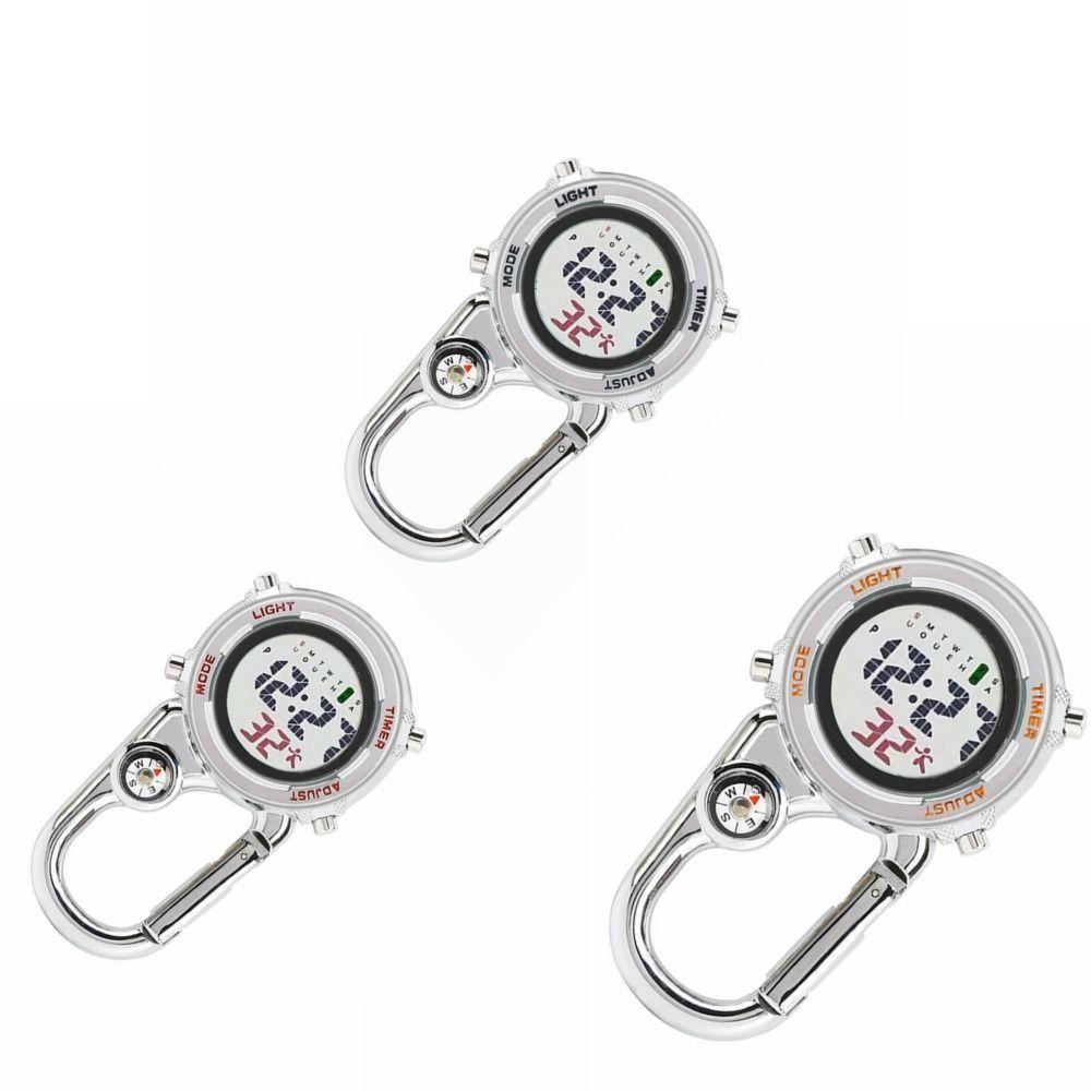 DYRUIDOJ Móc Khóa Có Lịch Phát Sáng Chống Thất Lạc Chống Trầy Cho Cắm Trại