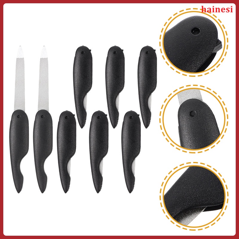 Set 8 Dụng Cụ Dũa Móng Tay Bằng Thép Không Gỉ Tiện Lợi Du Lịch Miss hainesi.vn