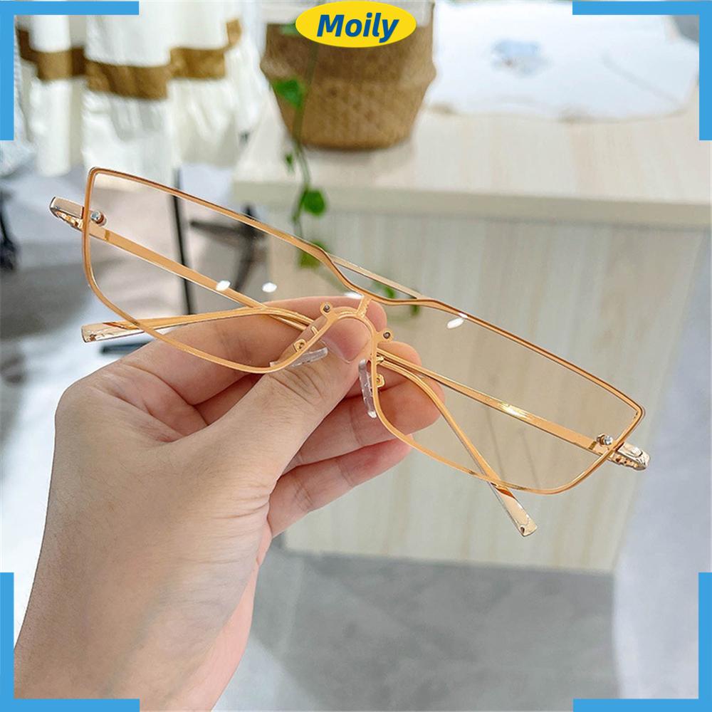 MOILYVN Kính Mát Nữ Gọng Kim Loại Phong Cách Retro