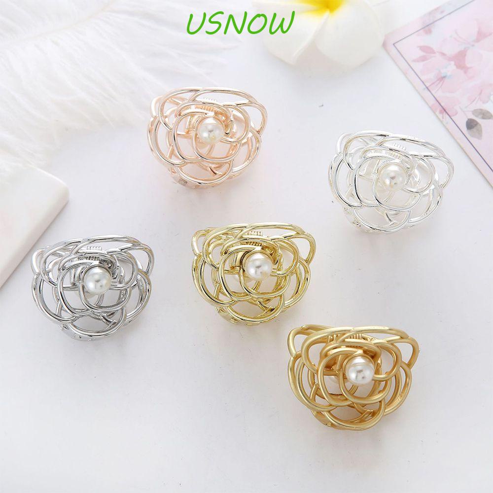 USNOW Kẹp TóC HìNh Hoa HồNg ThờI Trang Cho Nữ