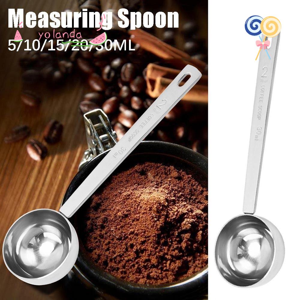 YOLA Muỗng Đong Bột Bằng Thép Không Gỉ 5 / 10 / 15 / 20 / 30ML