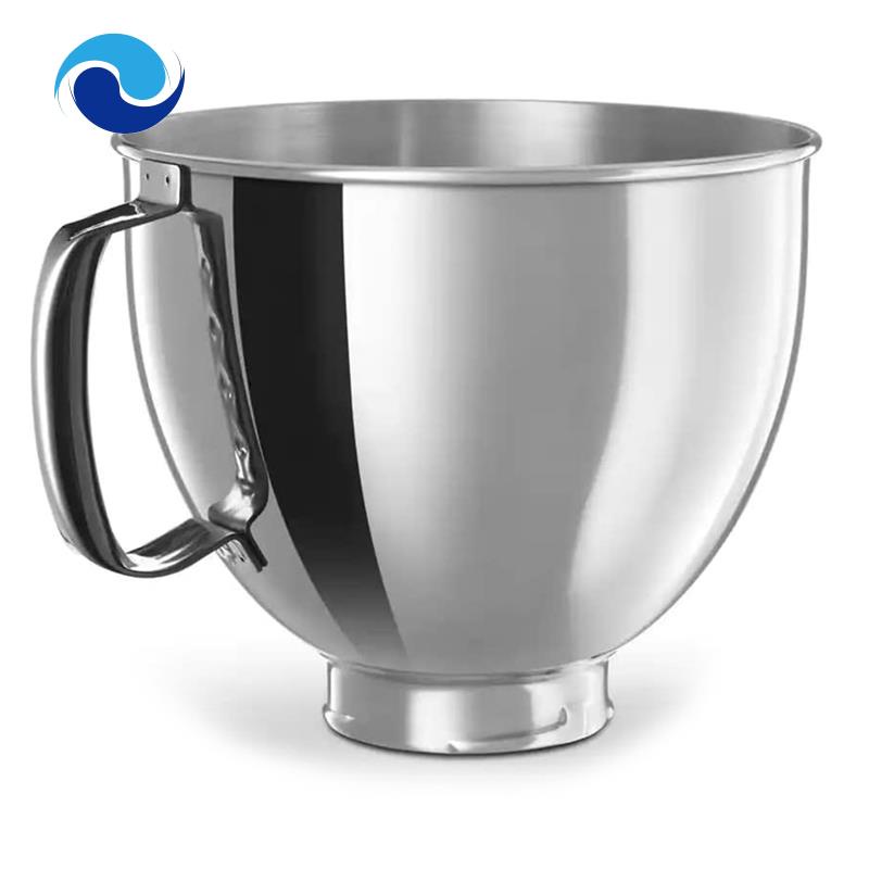 Bộ 5 Bát Trộn Nghiêng Bằng Thép Không Gỉ 304 Cho KitchenAid Classic &amp; Artisan Series 4.5-5 QT