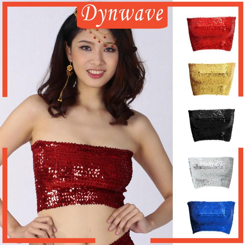 Áo Ống Nhảy Múa Co Giãn Đính Kim Sa Lấp Lánh Thời Trang Cho Nữ