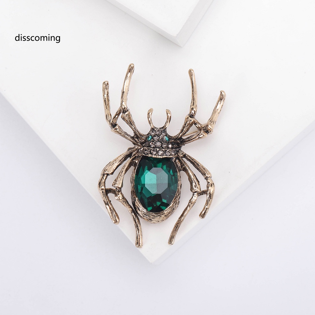 Áo Thun In Hình SL SL SL SL SL Thời Trang Cá Tính| Trâm Cài Áo Hợp Kim Hình Nhện Đính Đá Phong Cách Halloween