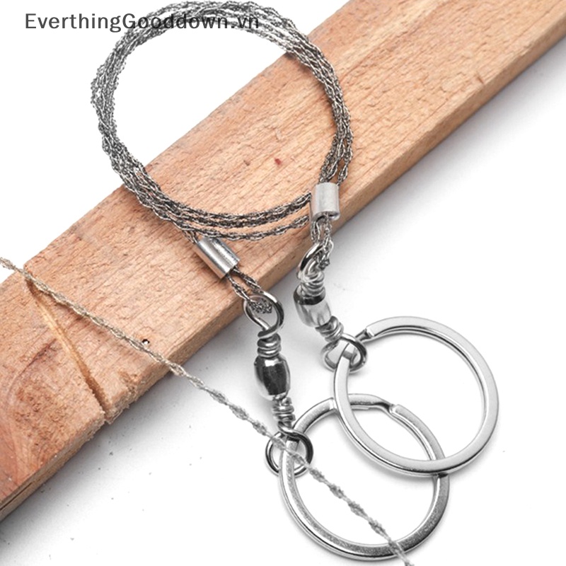Everthinggood Dây Cưa Sinh Tồn Siêu Bền Gọn Nhẹ Với Tay Cầm Xoay Được Tiện Dụng Khi Đi Cắm Trại