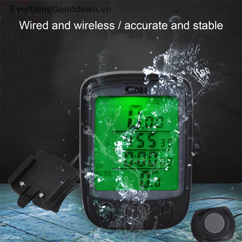 Đồng Hồ Đo Tốc Độ Không Dây Chống Mưa Dành Cho Xe Đạp