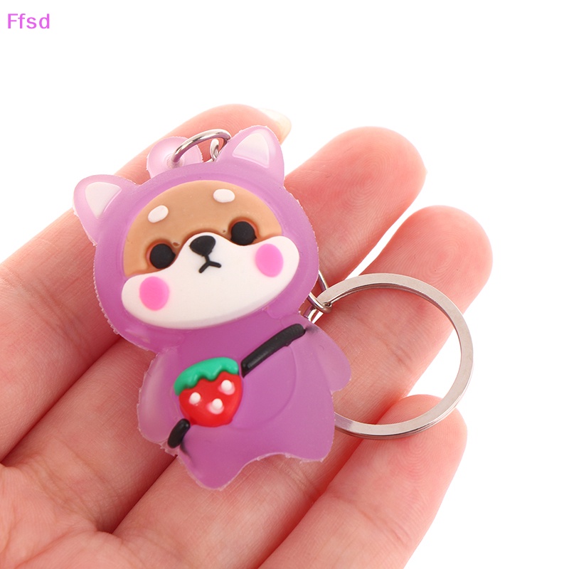 1 Móc Khóa Dạ Quang Hình Búp Bê Hoạt Hình Sáng Tạo